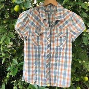 Plaid, Snap button up shirt